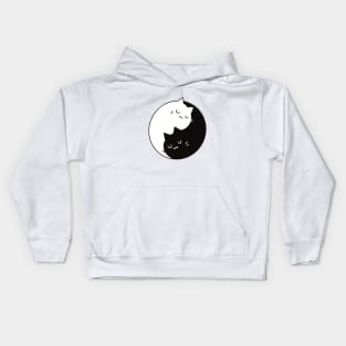 Cat yin yang Kids Hoodie